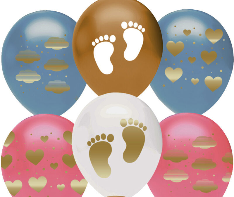 Воздушные шары на рождение малыша: какие выбрать